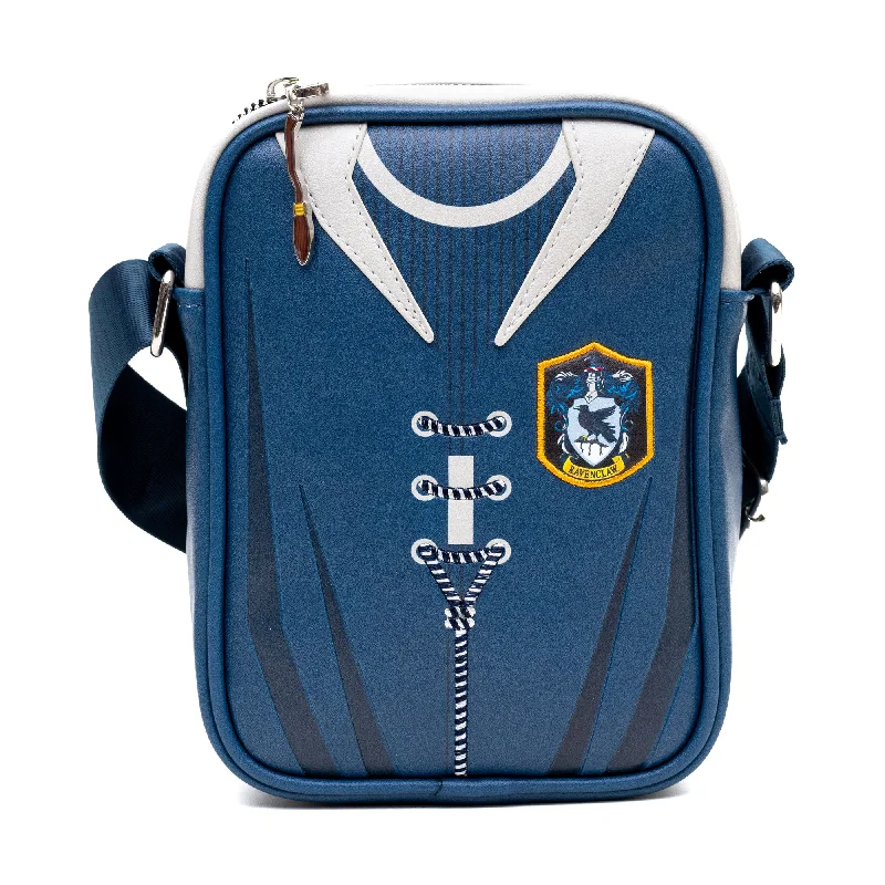 Valentine's Special Crossbody Bag - Harry Potter Hogwarts Ravenclaw Quidditch Uniform with Embroidery Blue/Gray