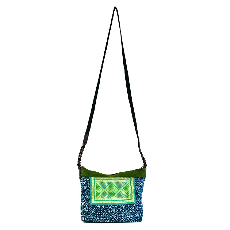Laid-Back Fashion Offers Hillside Batik Crossbody Purse - Thailand