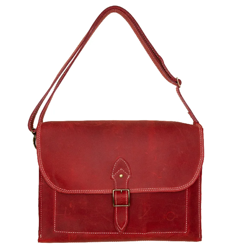 Unleash Your Fashion Ezra Laptop Bag: Red