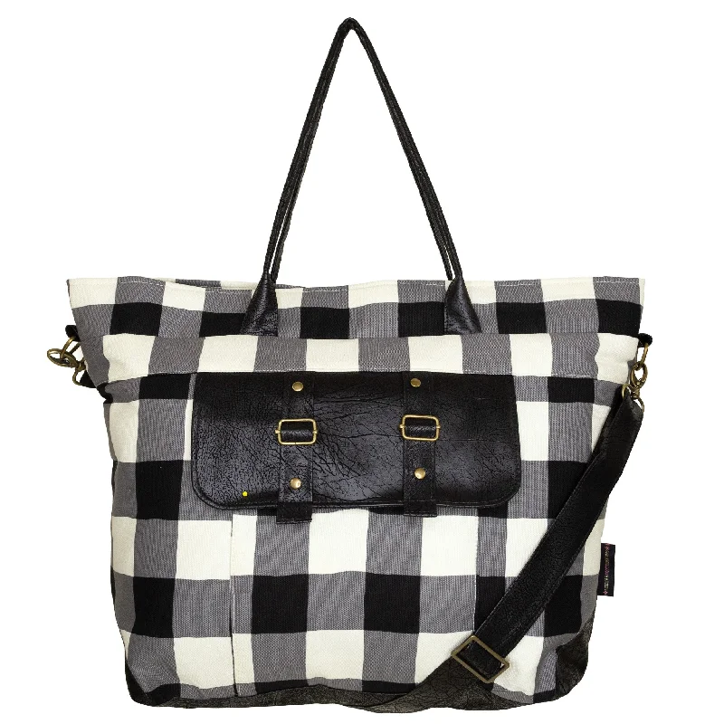 Holiday Gift Bags For Christmas Jenny Premier: Black Check