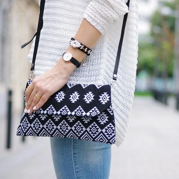 Fashion Forward Embroidered Convertible Clutch | Crossbody Bag - Thailand