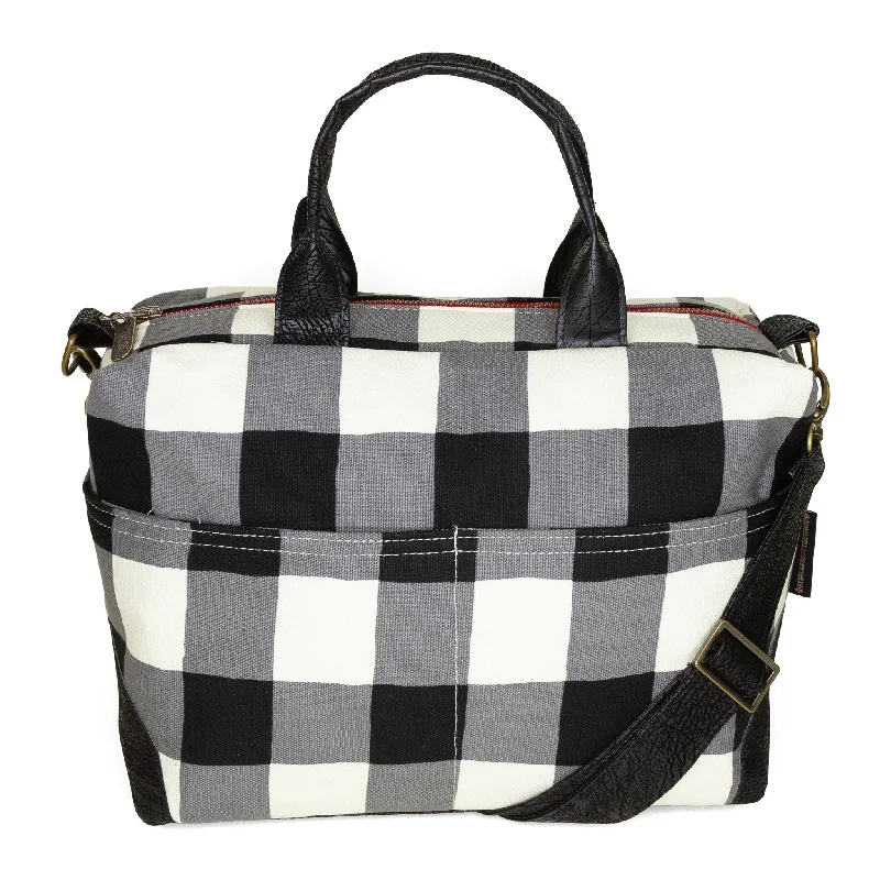 Flash Sale On Premium Bags Poppi Premier Purse: Black Check