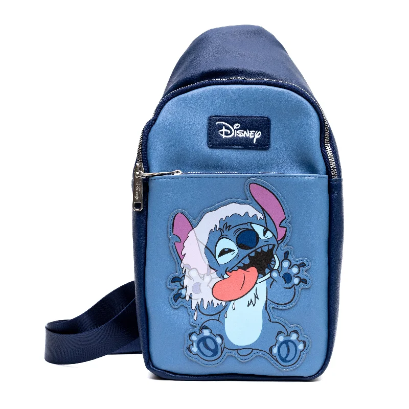 Flirty Fashion Discounts Crossbody Sling Bag - Large - Lilo & Stitch Stitch Close-Up Lick Pose Blues Flirty Fashion Discounts Crossbody Sling Bag - Large - Lilo & Stitch Stitch Close-Up Lick Pose Blues