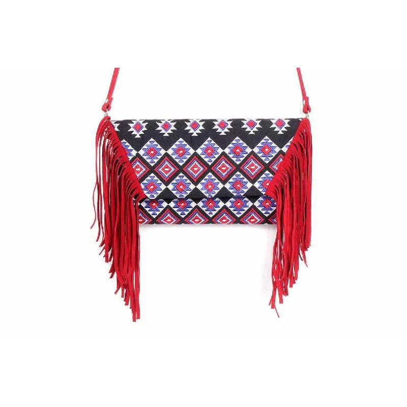 Scratch-Resistant And Luxury Sale Bags Boho Tribal Crossbody Embroidered Fringe Envelope Bag - Thailand Scratch-Resistant And Luxury Sale Bags Boho Tribal Crossbody Embroidered Fringe Envelope Bag - Thailand