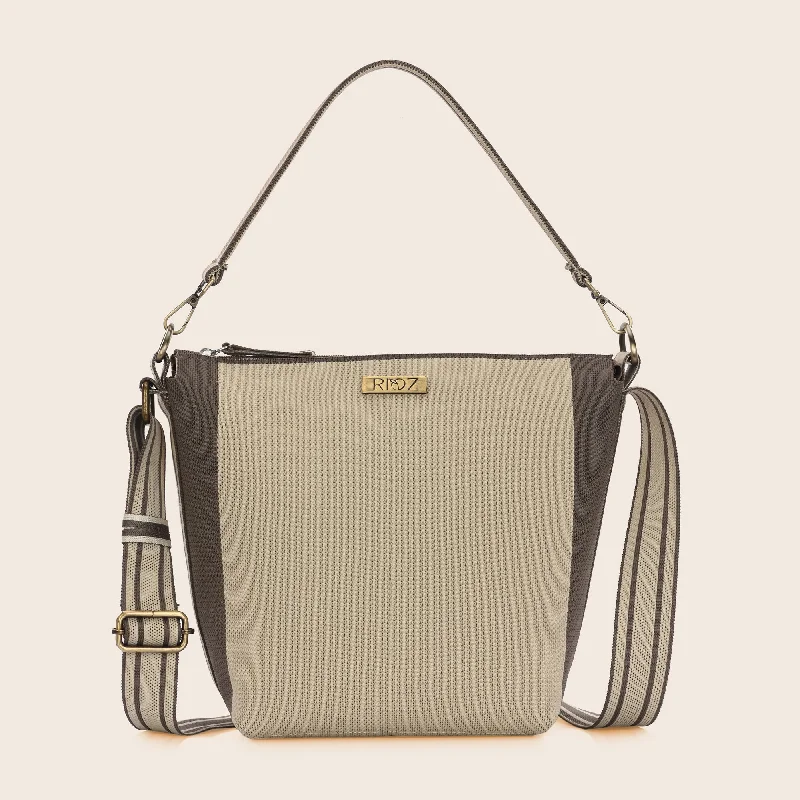 Bid Farewell To The Old Season Atlas- Crossbody Sling Bag- Cream