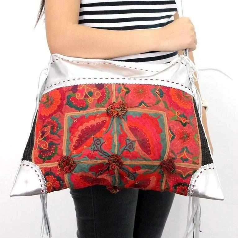 Lightweight Bags For Senior Travelers Vintage One of a Kind Crossbody Bag - Thailand