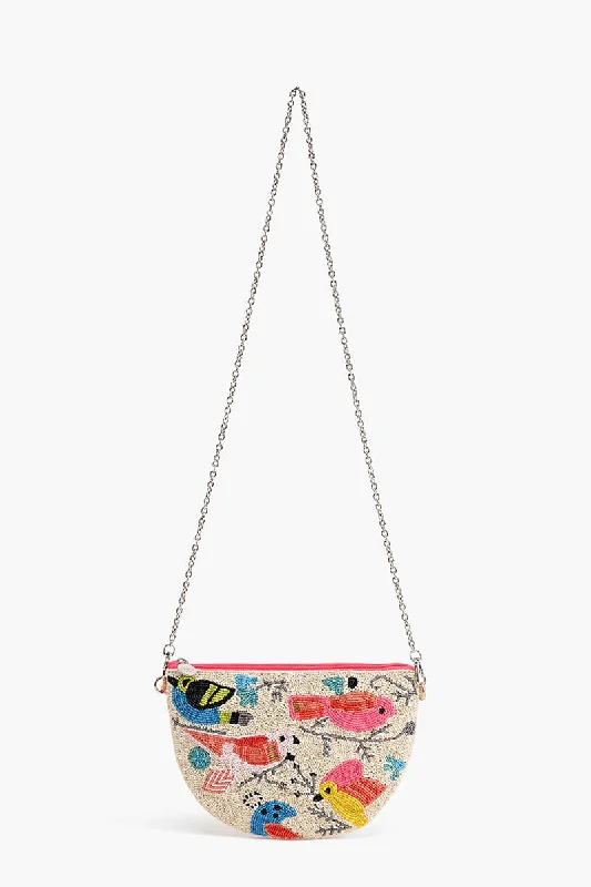 Unbeatable Deals Embellished Crossbody - Beautiful Birds