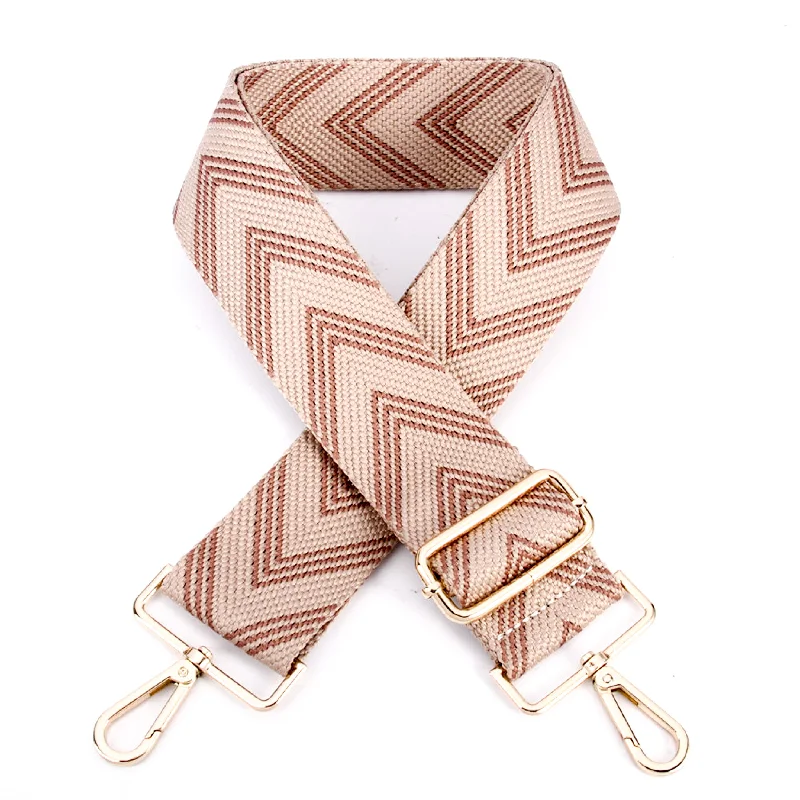 Premium Style Offers DARK & CREAM BROWN CROSSBODY STRAP