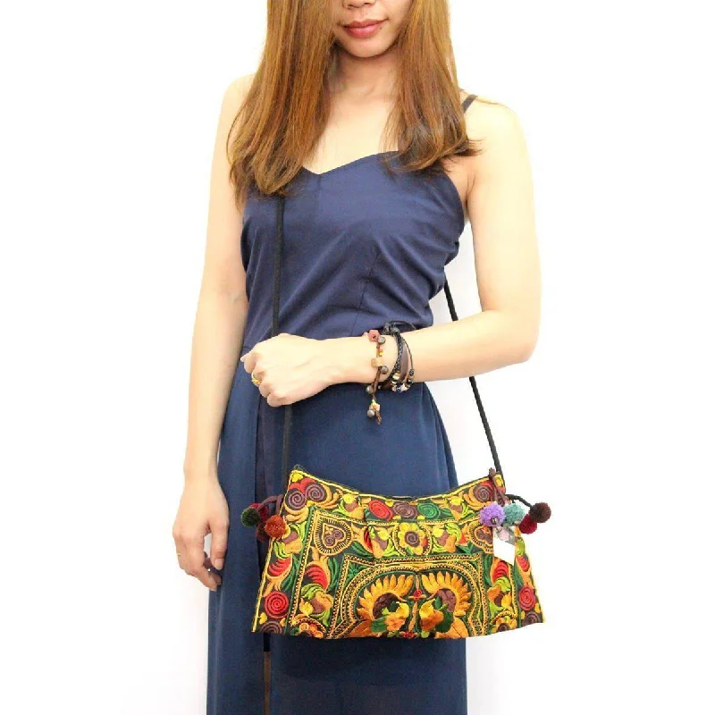 Winter Warehouse Sale Leyla Embroidered Crossbody Purse - Thailand