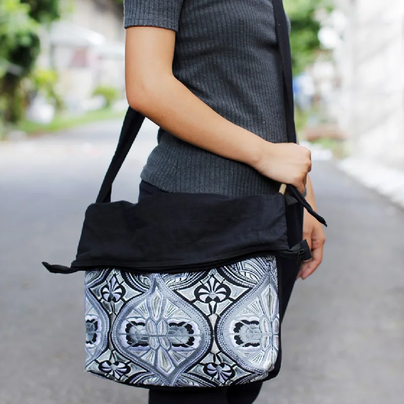Flash Sale, Don't Miss Luna Boho Tribal Embroidered Crossbody Bag - Thailand