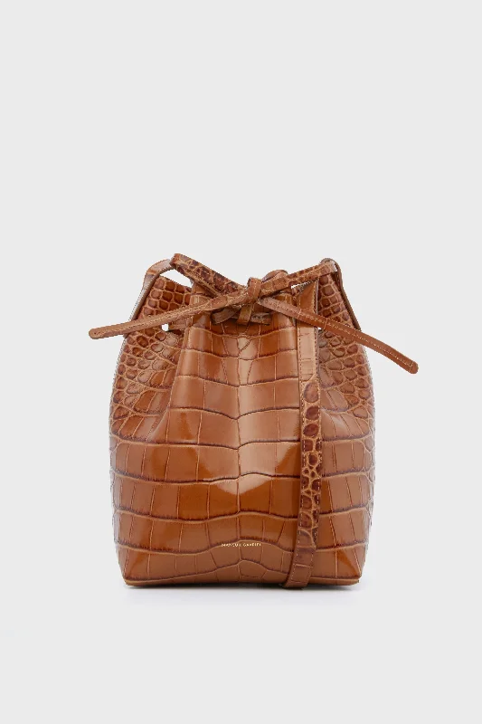 Eco-Friendly Bags With Promotions Amaretti Croc Mini Bucket
