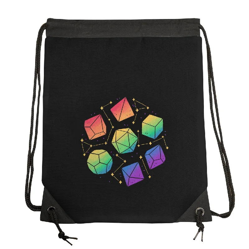 Limited-Time Offers On Trendy And Stylish Bags Rainbow Galaxy DND Dice