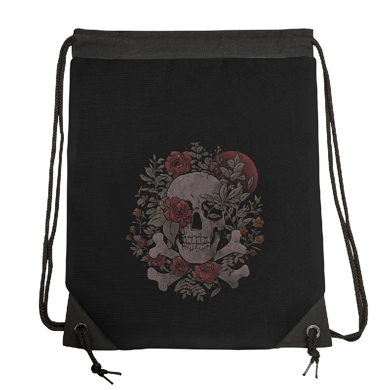 Clearance-Priced Bags Rest In Leaves