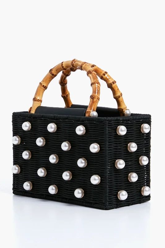 Luxury Bags Black Chloe Pearl Bag