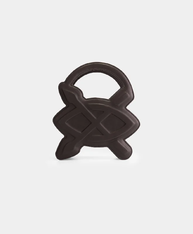 End Of Season Sale Brown Cimbia Shield Bag