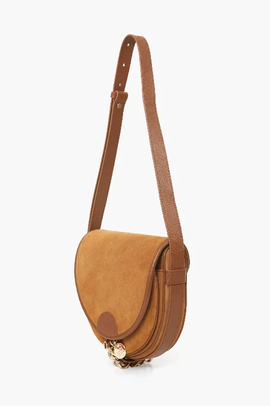 Elegant And On-Sale Evening Bags Caramello Suede Mara Bag