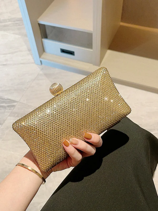 Fashion Deal Diamond Lock Evening Bag