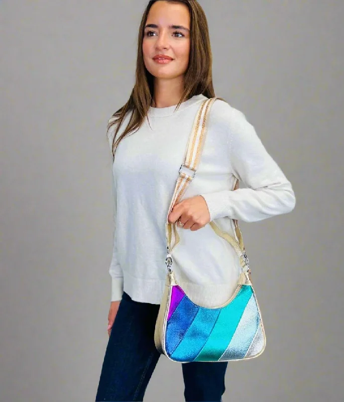 Affordable Handbags Gold Rainbow 2 Way Handbag