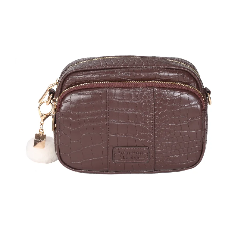 Stupidly Low Prices Mayfair Bag Croc Chocolate & Accessories