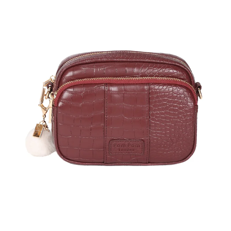 Flash Sale, Don't Miss Mayfair Bag Croc Wine & Accessories