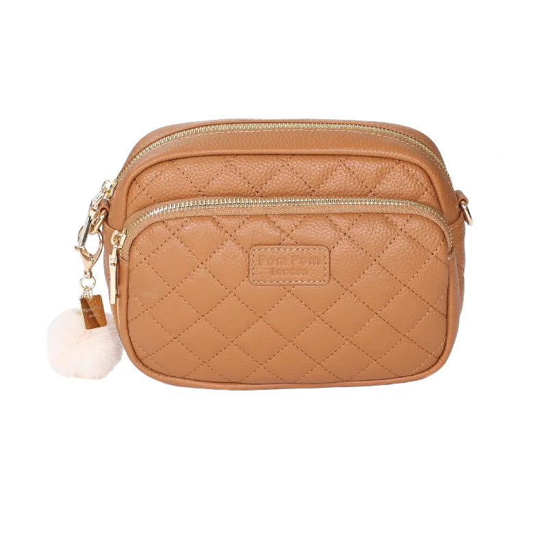 Unleash Your Trend Driven Style Quilted Mayfair Bag Maple & Accessories