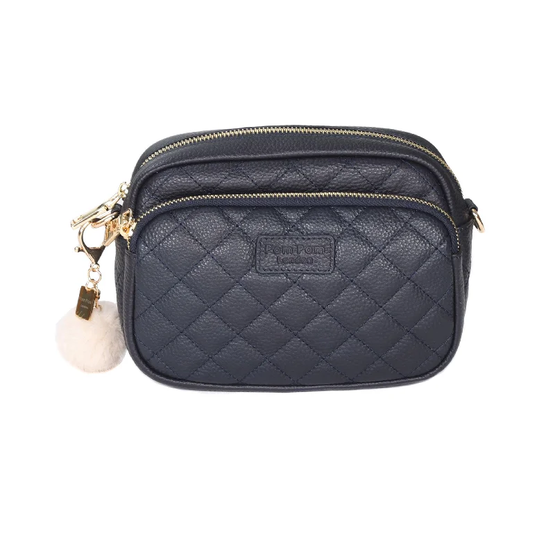 Unleash Your Style Quilted Mayfair Bag Navy & Accessories