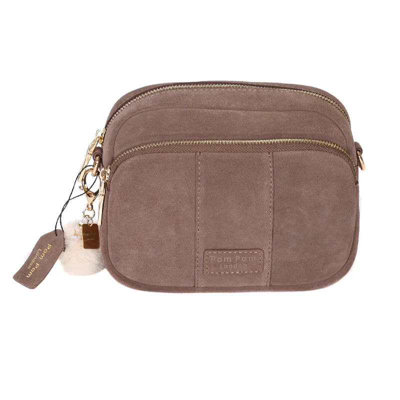 Stylish Statements Mayfair Suede Bag Mocha & Accessories