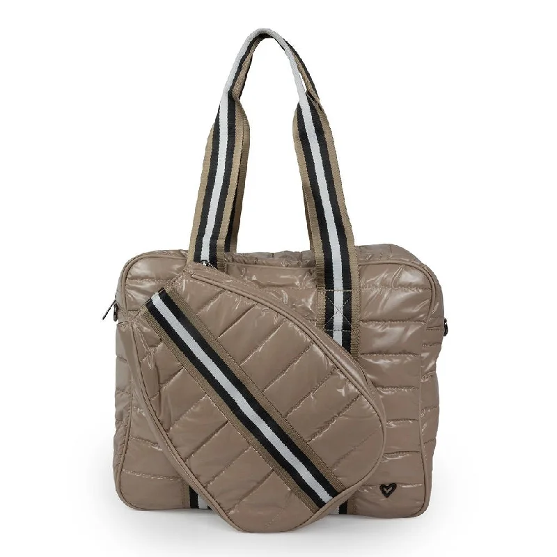 Flash Sale NEW: Pickleball Sport Bag - Tan  - a preneLOVE exclusive