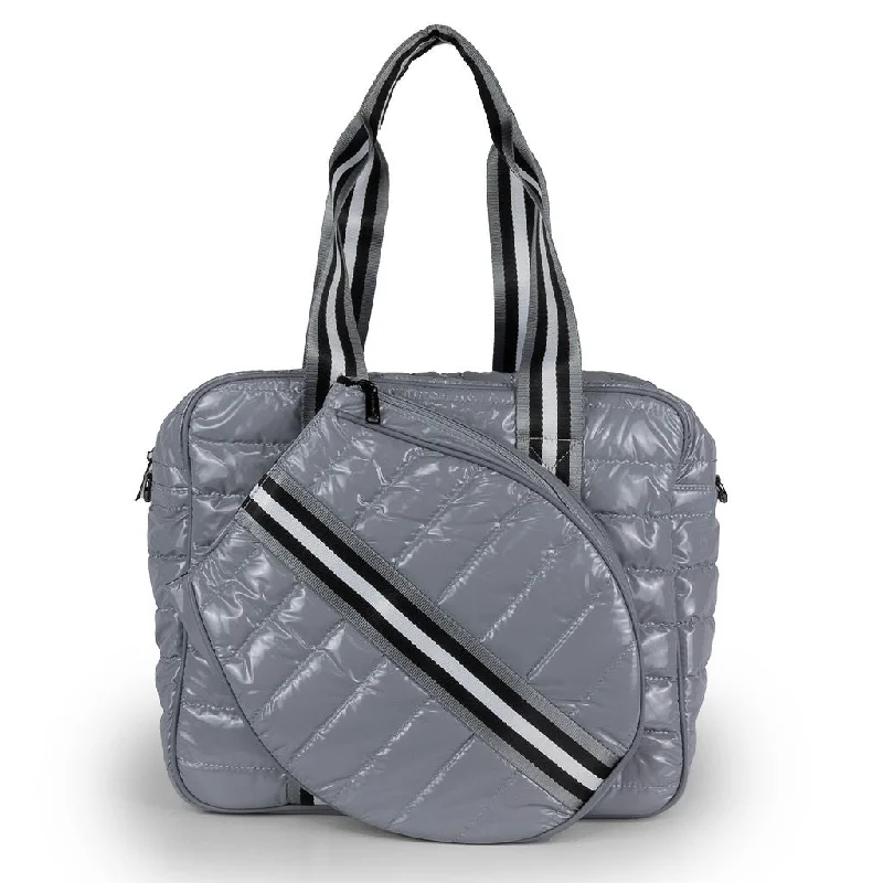 Shop Sale Items NEW: Tennis Sport Bag - Grey - a preneLOVE exclusive