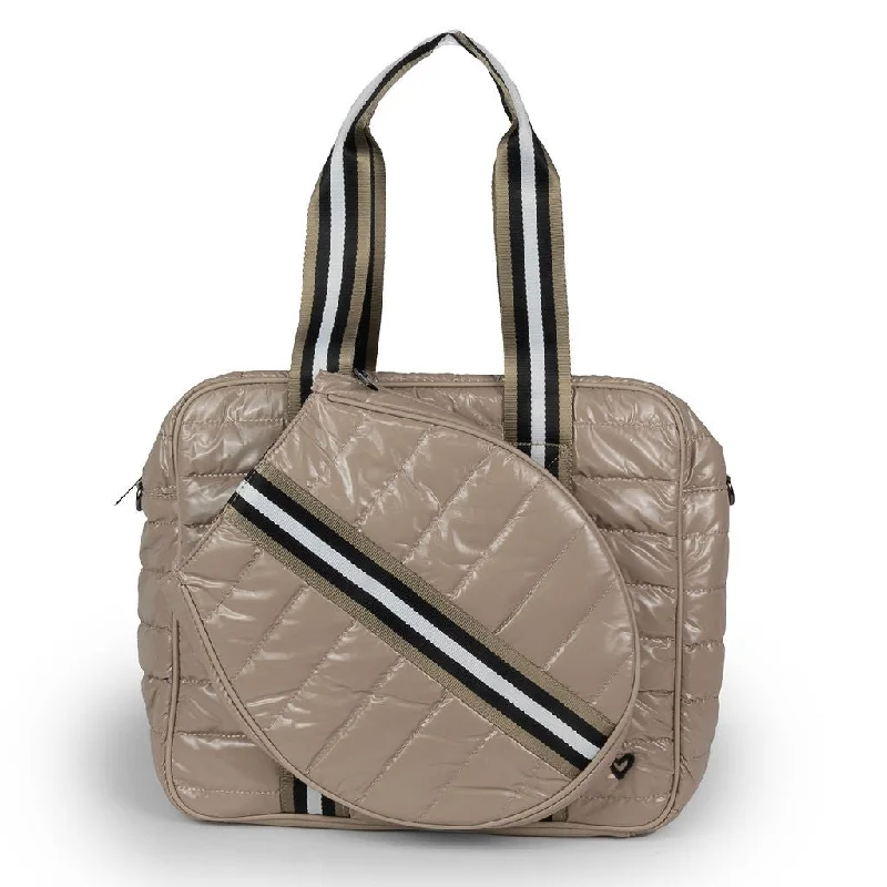 Trendy Fashion Sale NEW: Tennis Sport Bag - Tan - a preneLOVE exclusive