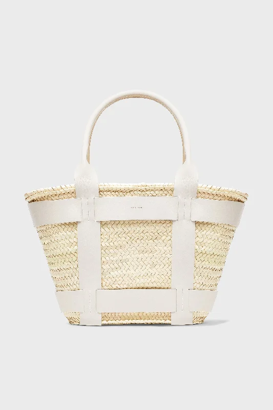 Essentials On Sale Off White Raffia Maxi Santorini Bag