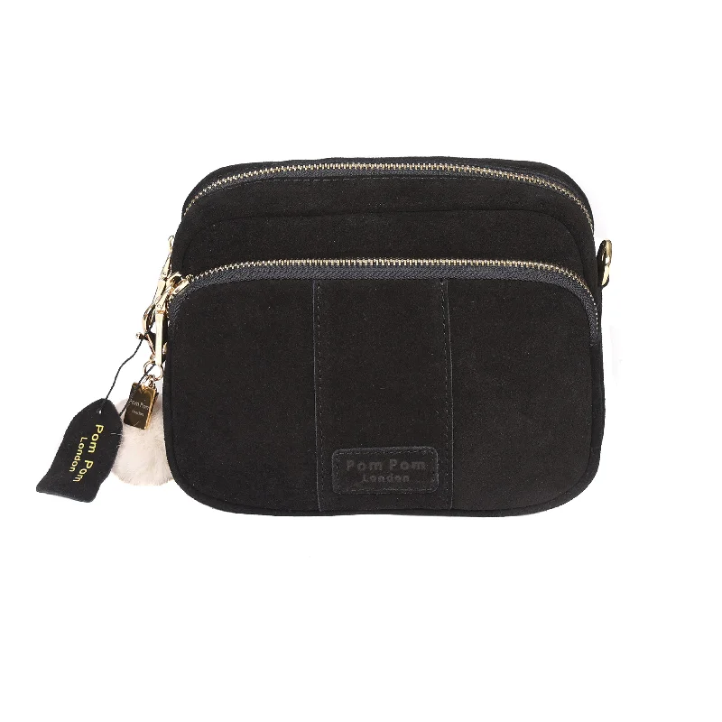 Timeless Elegance Redefined Mayfair Suede Bag Black & Accessories