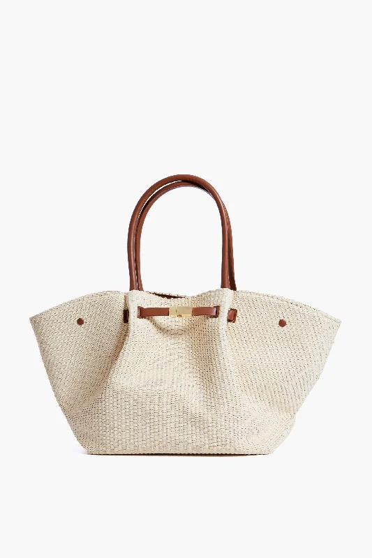 Effortless Style, Endless Impact Tan Natural Raffia New York Bag