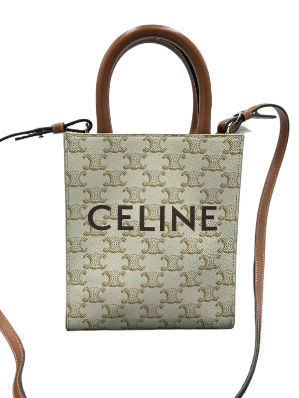 Black Friday And Cyber Monday Bag Deals Like New! Celine Triomphe Canvas Calfskin Cabas Designer Tote Black Friday And Cyber Monday Bag Deals Like New! Celine Triomphe Canvas Calfskin Cabas Designer Tote