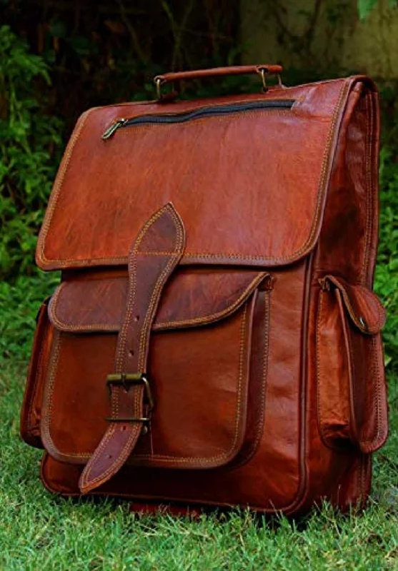 Flash Sales On Premium And High-Quality Bags 16 Inch Genuine Leather Retro Rucksack Backpack Bag , Picnic Bag Travel Flash Sales On Premium And High-Quality Bags 16 Inch Genuine Leather Retro Rucksack Backpack Bag , Picnic Bag Travel