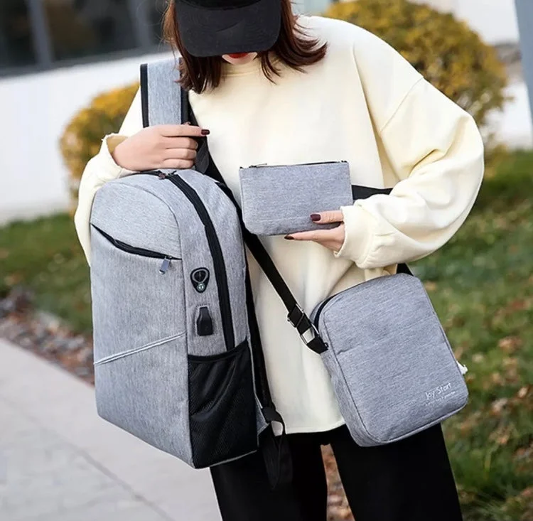 Inspired Bags For Luxury Fashion Lovers Blue 3 in 1 Laptop Backpack For Men & Women Without USB Port 2003 Inspired Bags For Luxury Fashion Lovers Blue 3 in 1 Laptop Backpack For Men & Women Without USB Port 2003