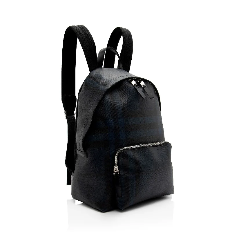 Designer Bags For Luxury Collectors Burberry E-Canvas House Check Abbeydale Backpack (SHF-KLoYR6)