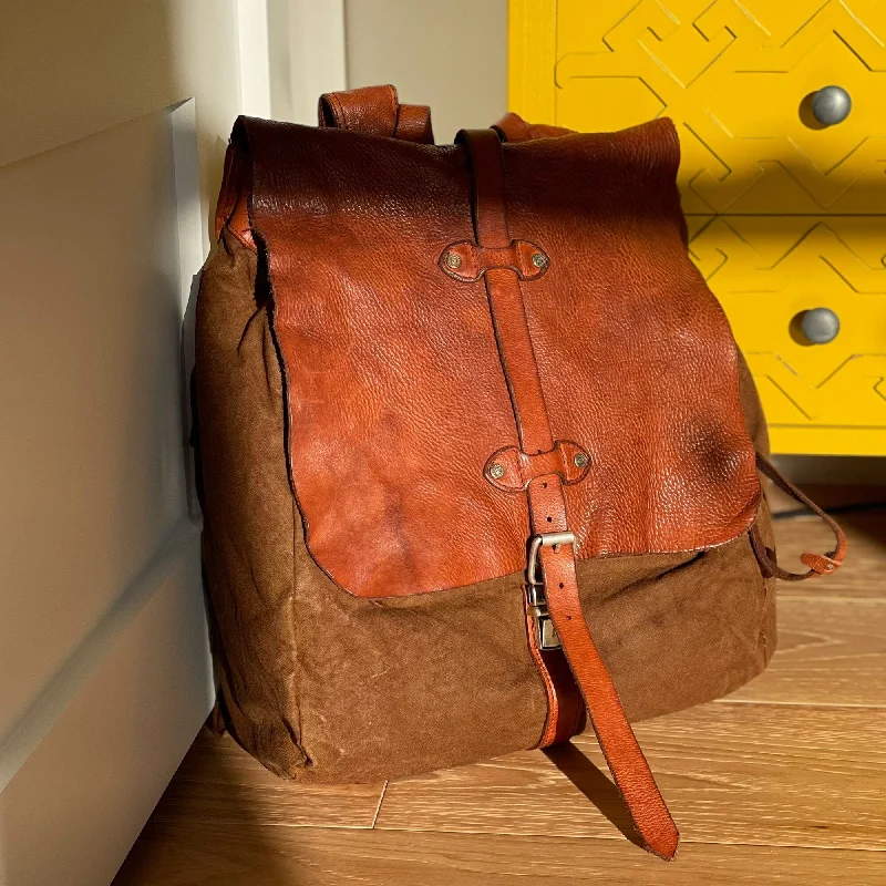 Cognac and Military Green