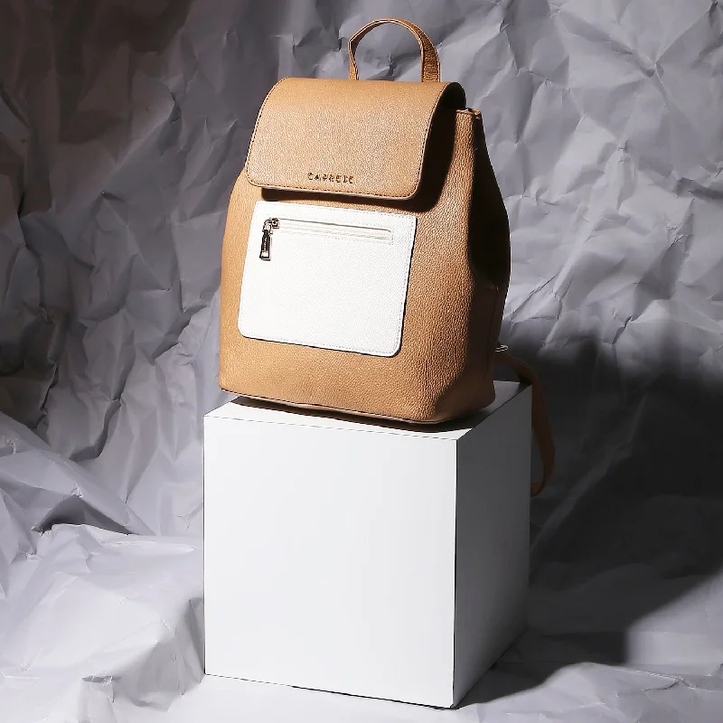 Inspired Bags For Modern Sophistication Caprese Inessa Backpack  Camel