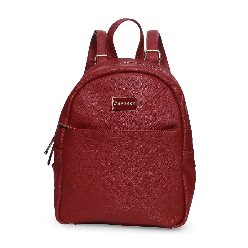 Inspired Bags For Affordable Luxury Caprese Sabeena Backpack Medium Maroon