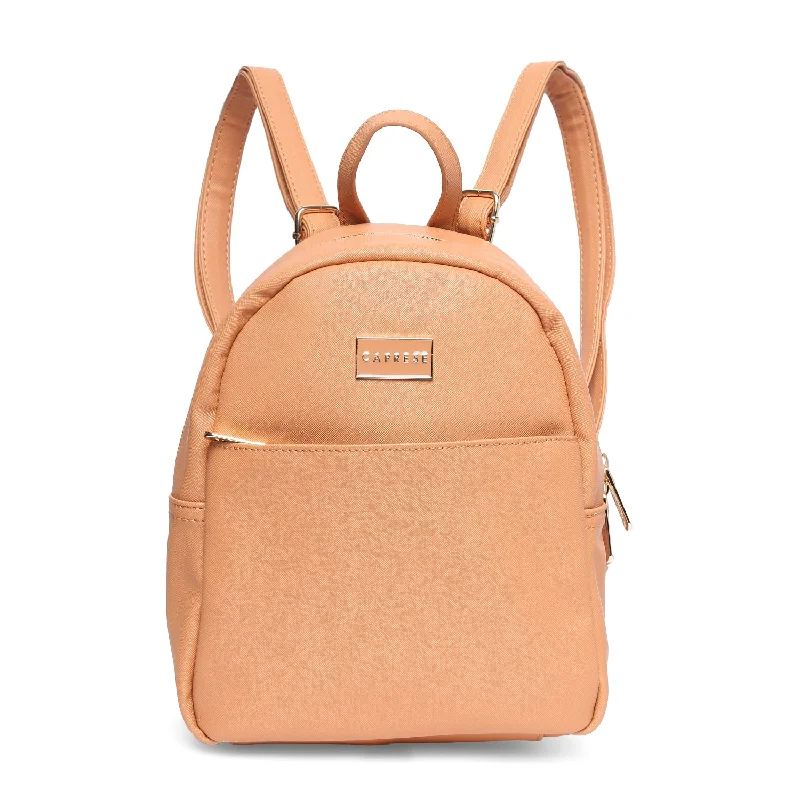 Elegant New Year Party Bags With Flash Sales Caprese Sabeena Backpack Medium Orange