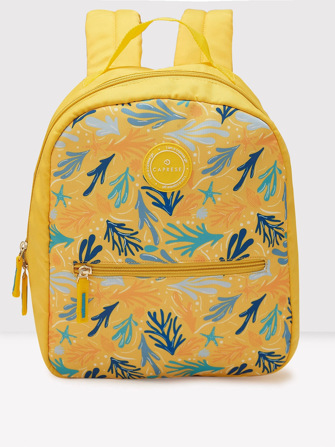 Black Friday Deals On Stylish Handbags Caprese Xenia Backpack Small Yellow Printed Black Friday Deals On Stylish Handbags Caprese Xenia Backpack Small Yellow Printed