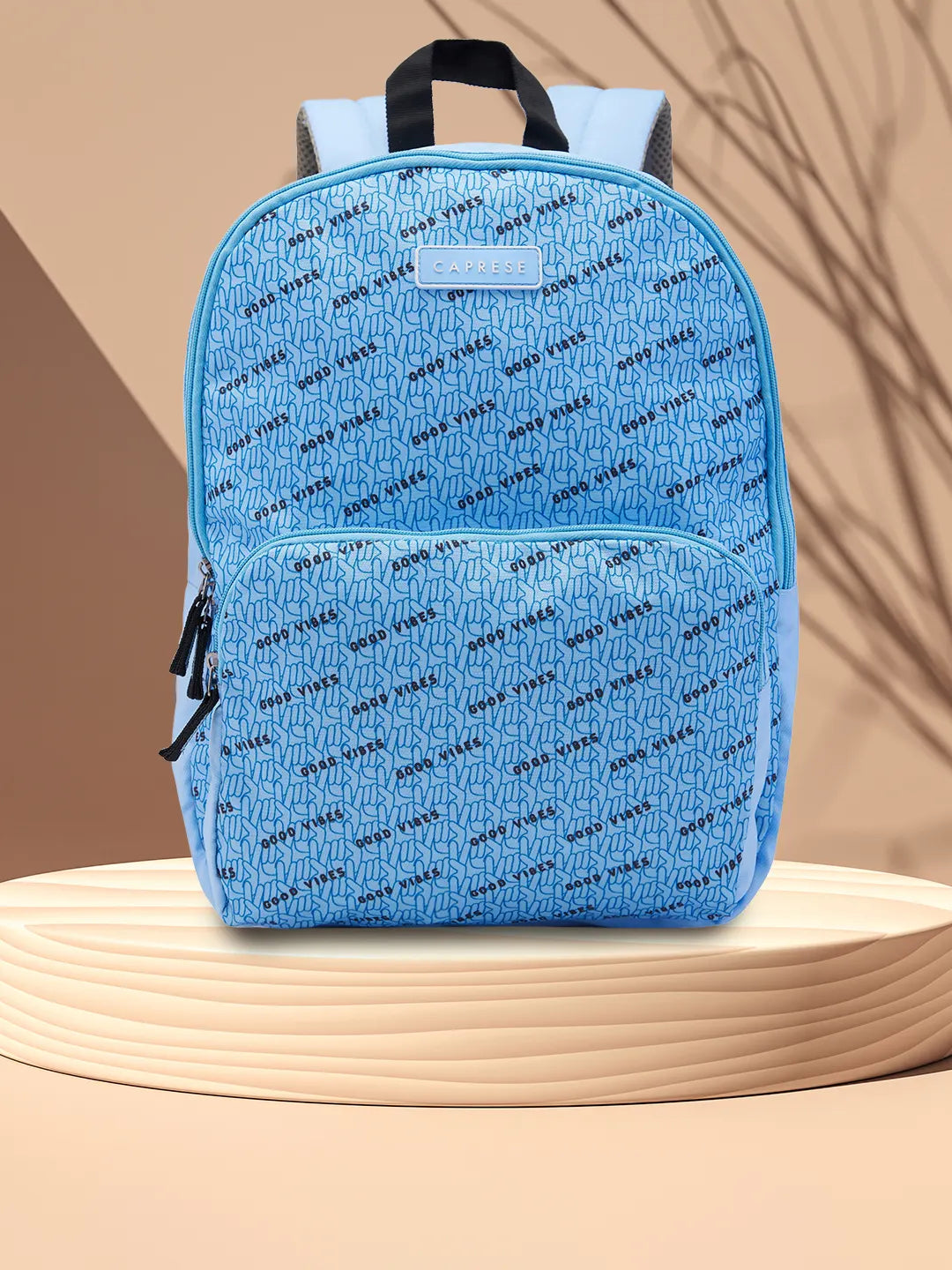 Luxury Seekers Caprese Zoe Fashion  Backpack Large Light Blue