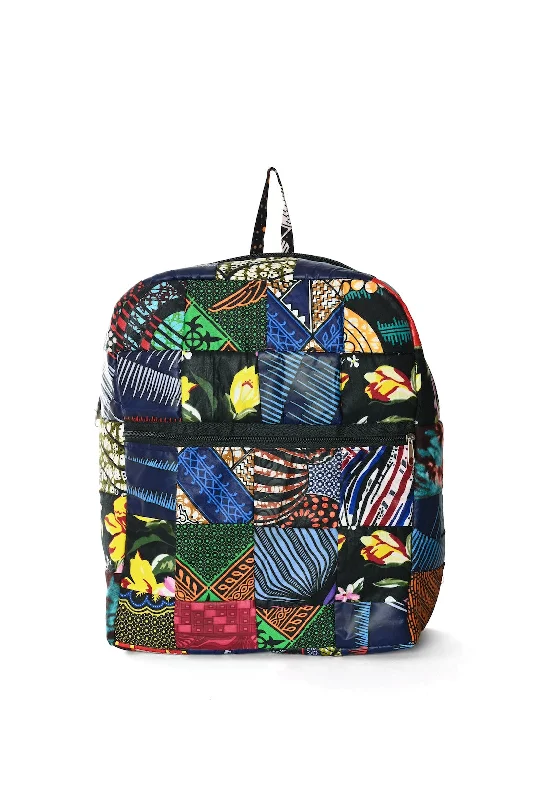 Vibrant Bags With Discounts Assorted Colorful Cotton Backpack - Medium