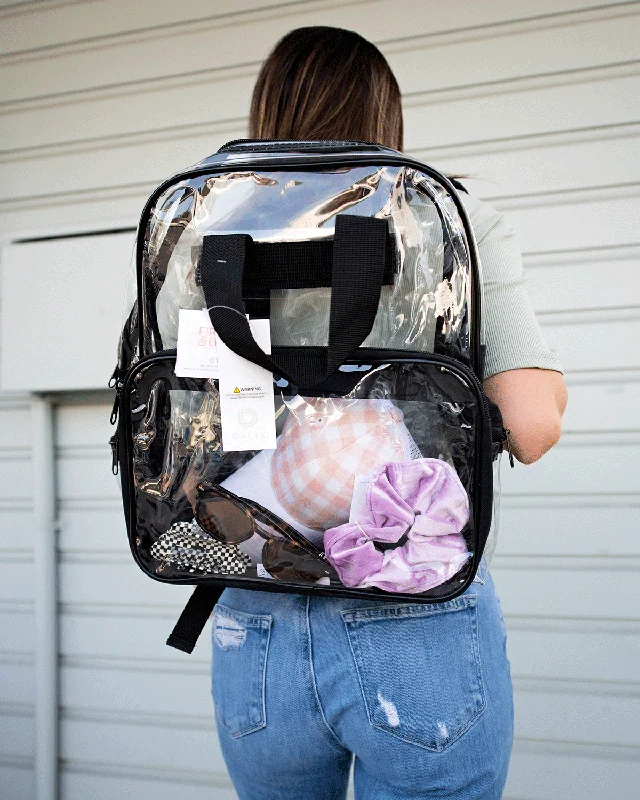 Bags For Free-Spirited And Artistic Styles Clear Backpack