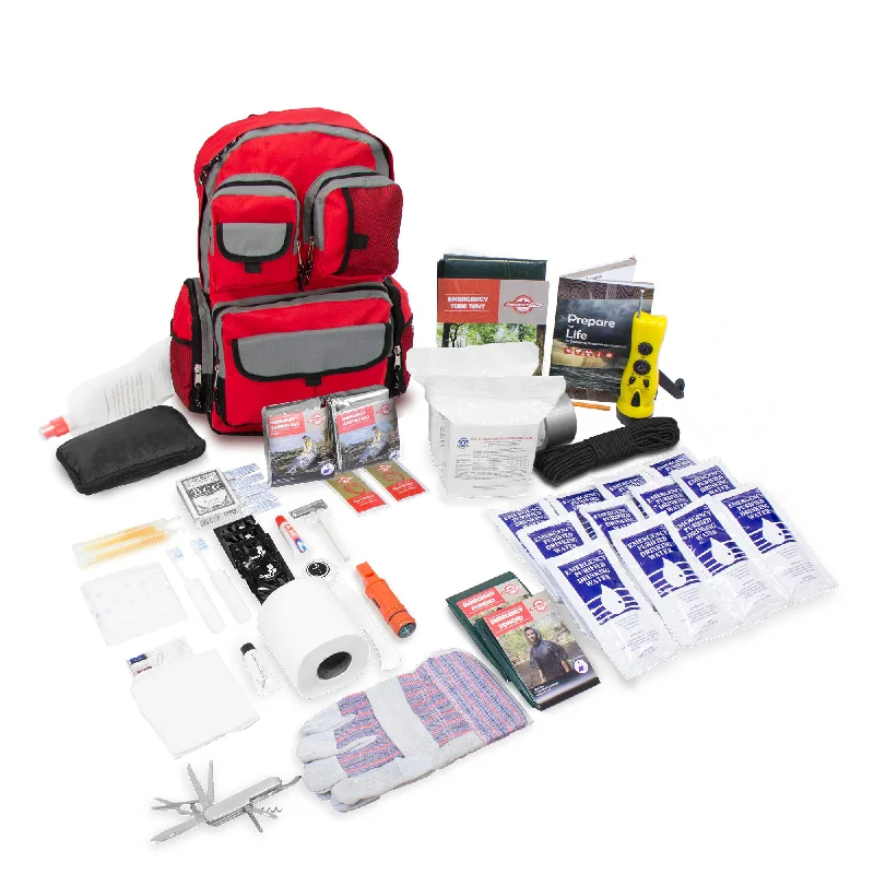Designer Bags For Luxury Collectors Deluxe Urban Survival Kit - Red Backpack