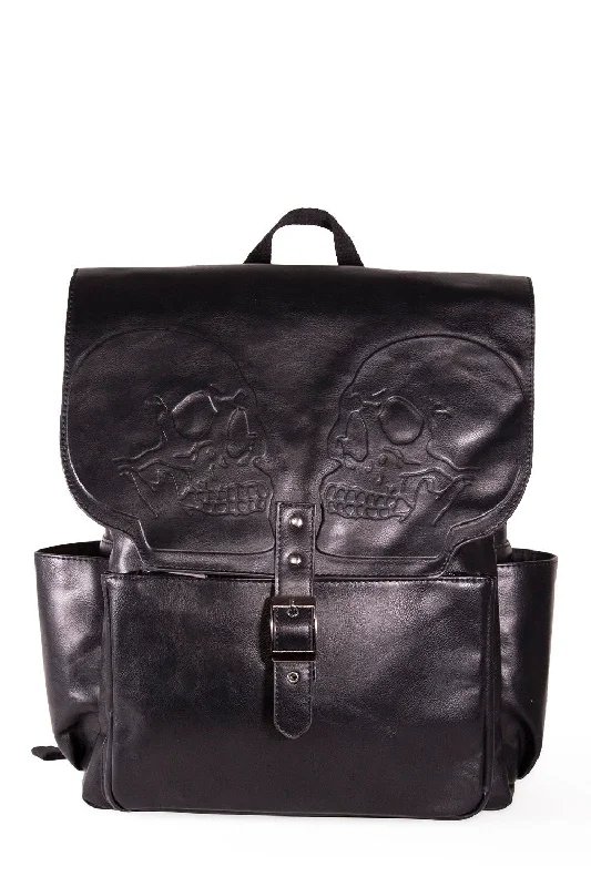 Tsa-Approved Bags For Hassle-Free Airport Security Vegan Leather Skull Backpack