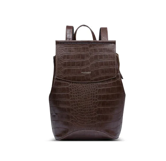 DARK BROWN CROC