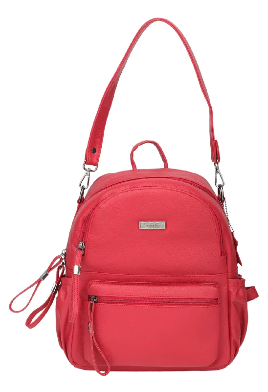 Tote Bag For Office Use Ladies Premium Leather Backpack with Hand bag 99532