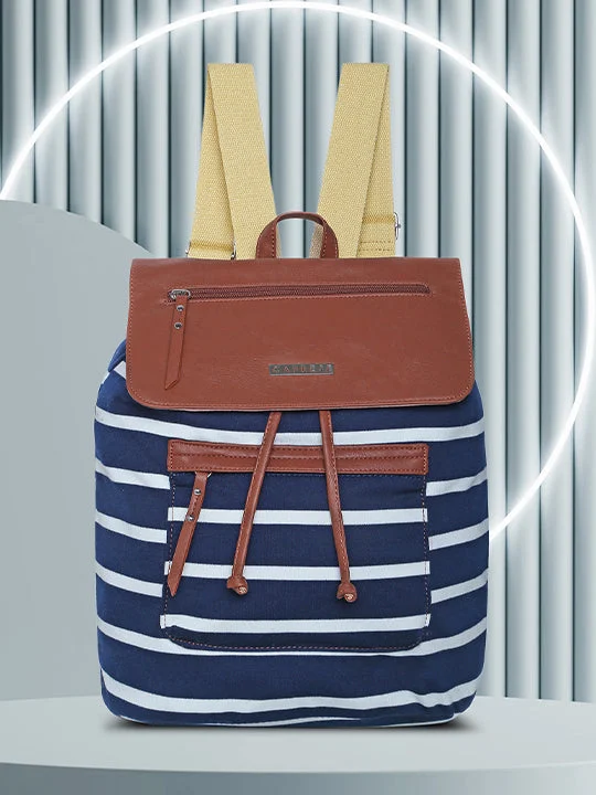 Vibrant Bags With Discounts Caprese London Backpack Medium Navy Saddle